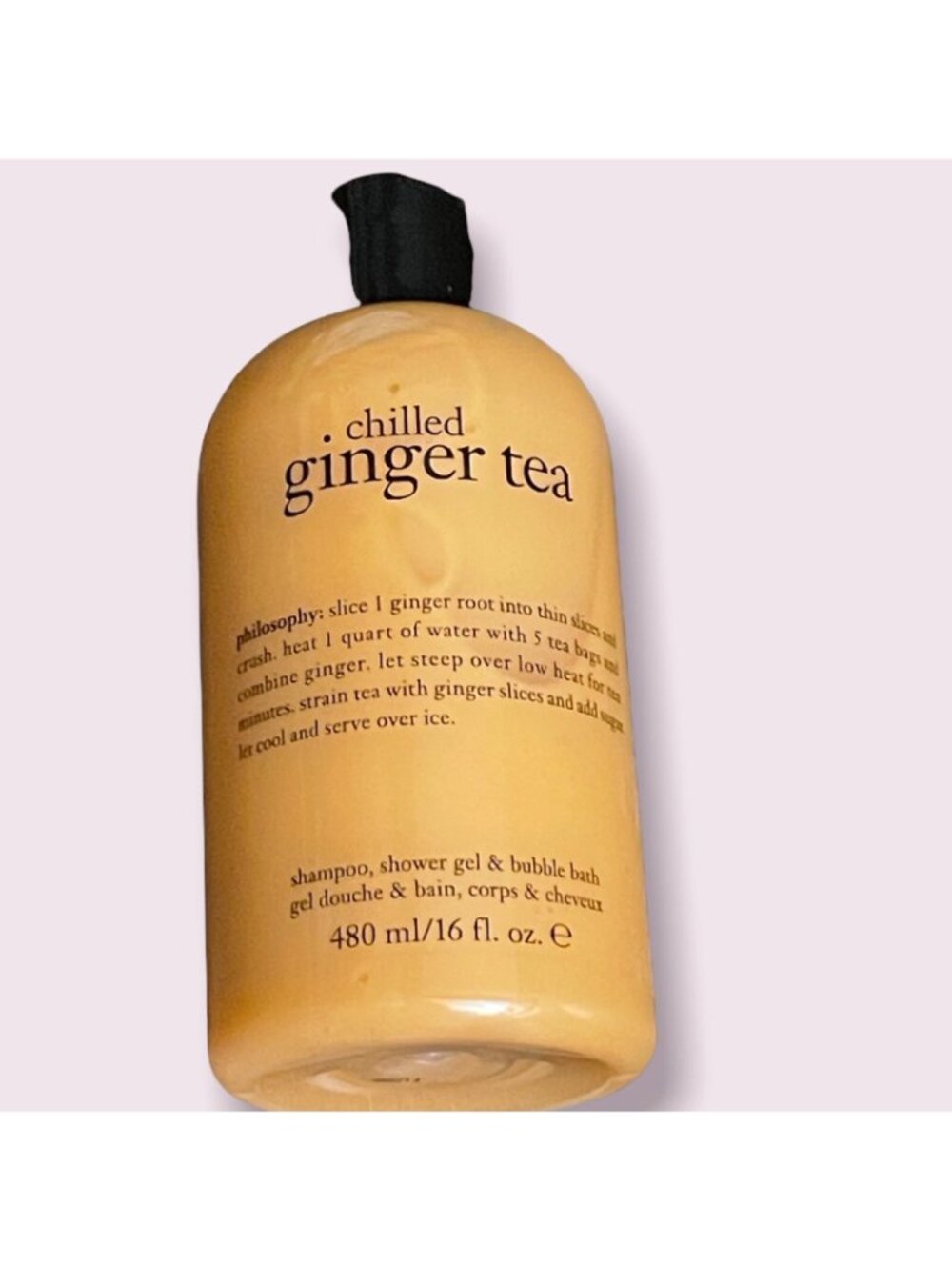 Philosophy Chilled Ginger Tea 3 in 1 Shower Gel, Bubble Bath & Shampoo 16 Fl Oz - Picture 9 of 11